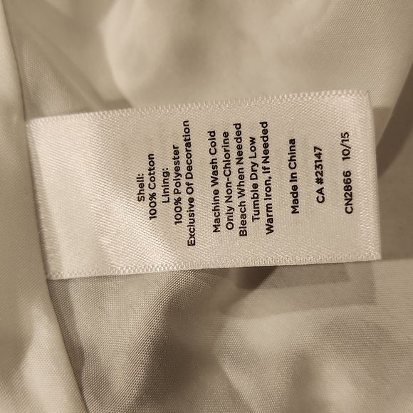 Talbots Black and White Polka Dot Beautiful and Unique Eyelet Skirt Set 16p - Picture 12 of 12